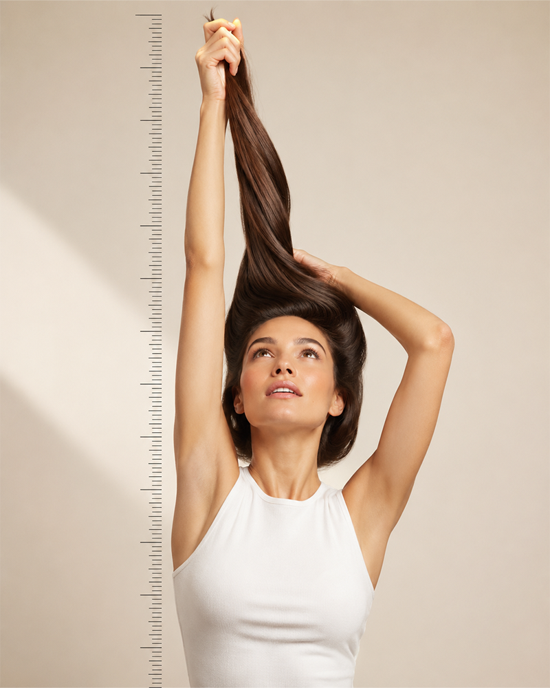 Woman with healthy, shiny hair